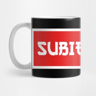 Subie red jdm Mug